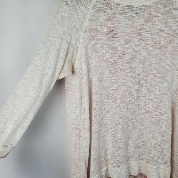 Bobeau Size Medium Cream Sweater - Picture 2 of 6